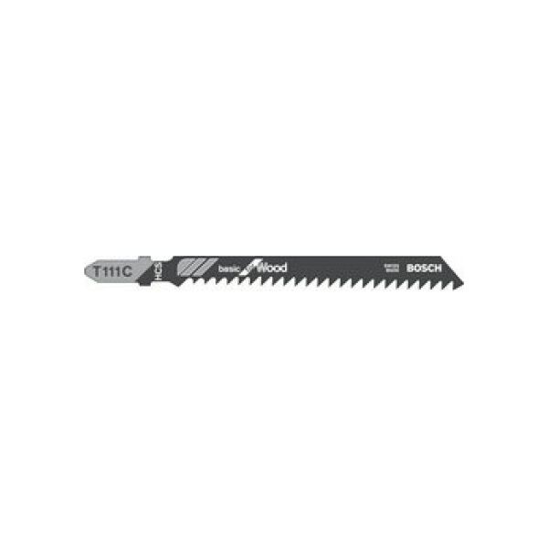 Bosch Brzeszczot do wyrzynarek Basic for Wood 100mm T 111 C 5szt. 2608630033