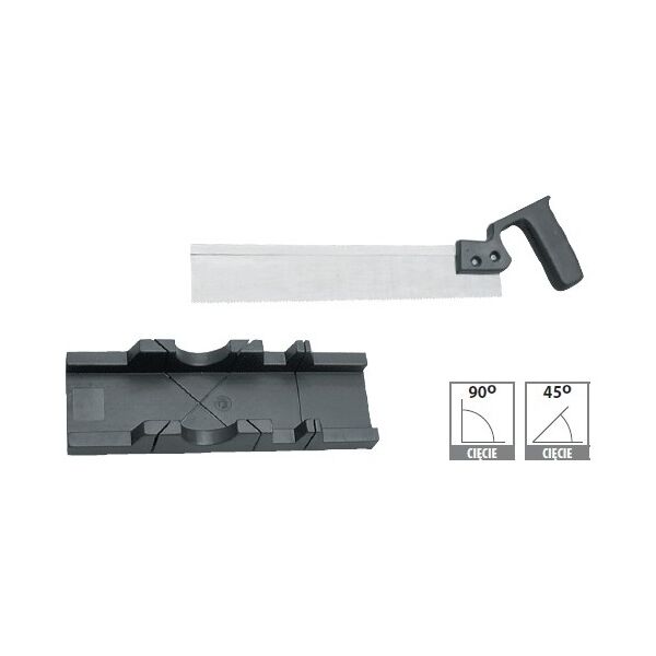 Modeco Skrzynka uciosowa z piłą grzbietnicą 300mm MN-65-560