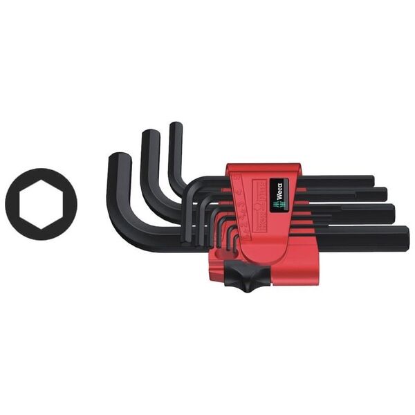 Wera Zestaw kluczy imbusowych hex typ L 1,5-10mm 9szt. (05021737001)