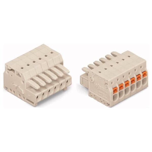 Wago Gniazdo MCS-MINI 10-biegunowe jasnoszare raster 3,5 mm (2734-110)