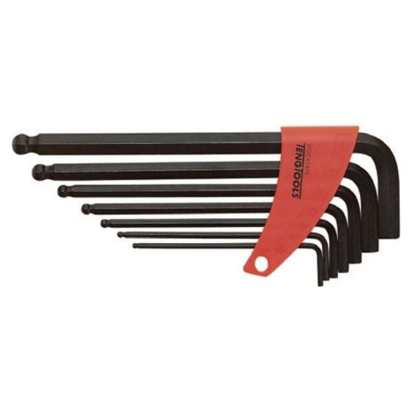 Teng Tools Zestaw kluczy imbusowych hex typ L 2,5 - 10mm z kulką 7szt. (109550103)