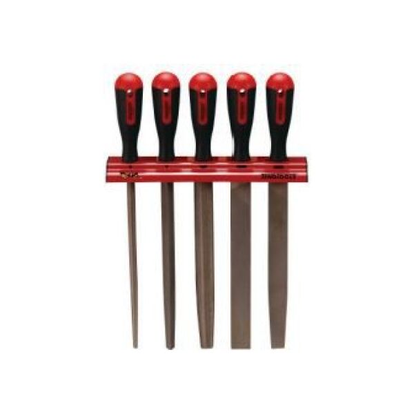 Teng Tools Zestaw pilników na wieszaku ściennym (12866-0107)