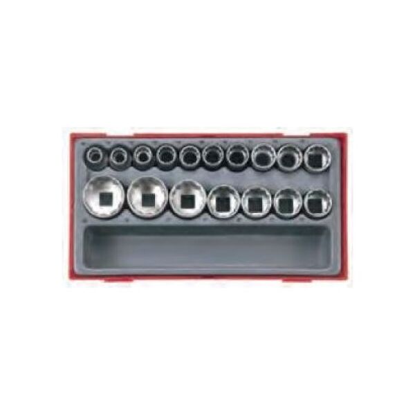 Teng Tools Zestaw kluczy nasadowych 1/2" 17szt. (03570207)