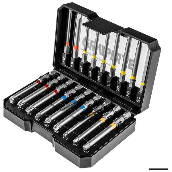 Graphite Zestaw bitów komplet 18szt (56H606)