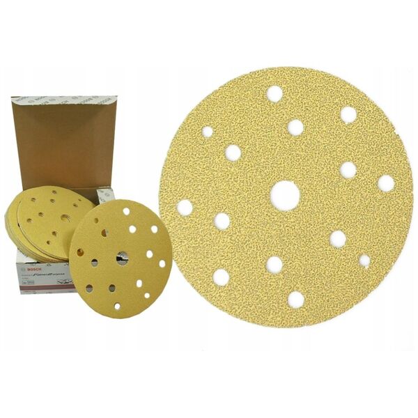 Bosch krążek 150mm C450 gr. 60, 50 sztuk 15 otworów (2608621731)