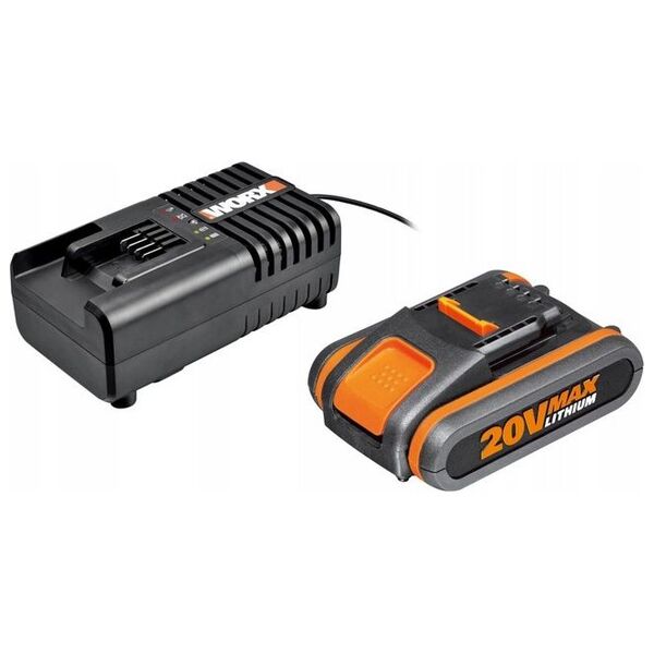 Worx akumulator 20V 2,0Ah + ładowarka 2a (WA3601)