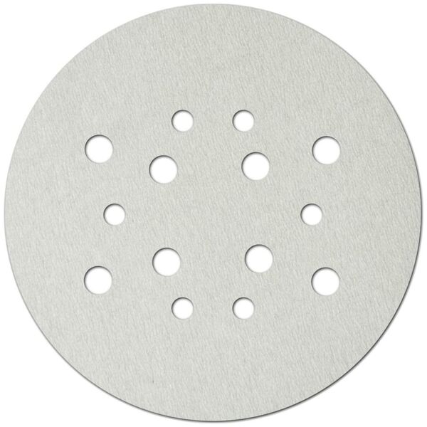 Dedra Tarczki ścierne białe uniwersalne 225mm,grad 80,rzep,kpl5szt