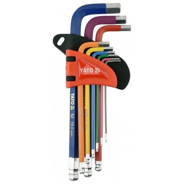 Yato Klucze imbusowe fajkowe 9 szt. 1,5-10mm YT-05632