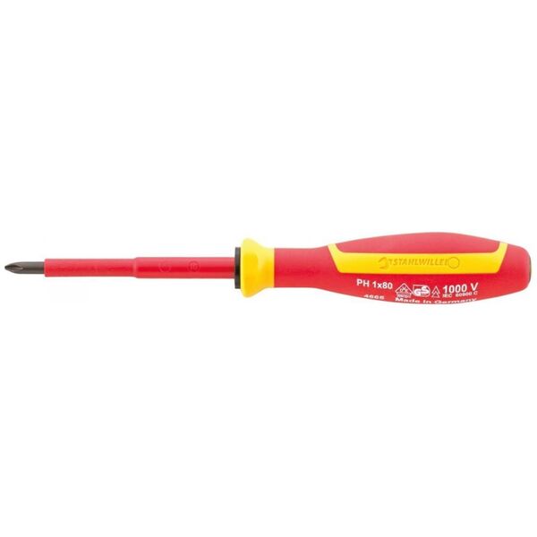 Stahlwille Wkrętak krzyżowy PH0, VDE/1000V, DRALL+