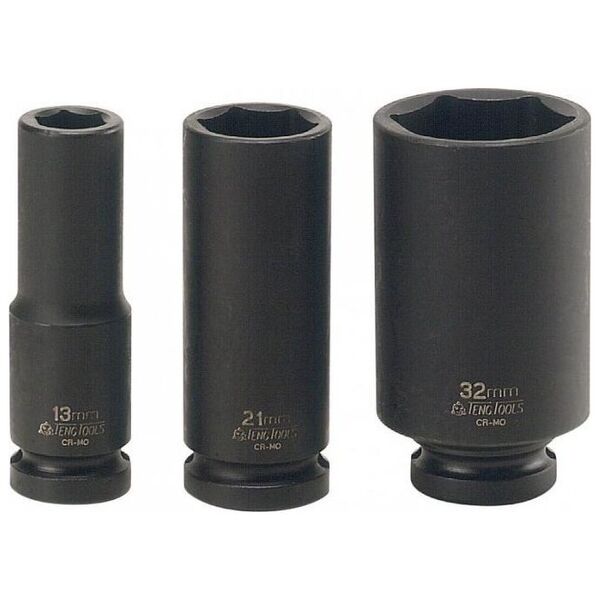 Teng Tools Nasadka maszynowa długa 1/2" 19 mm DIN