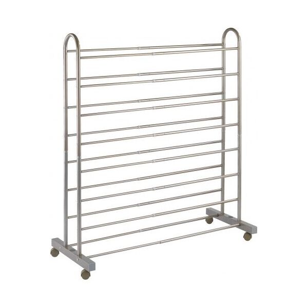 Wenko stojak na buty Giant 67-116 x 125,5 x 43 cm stal nierdzewna srebrna