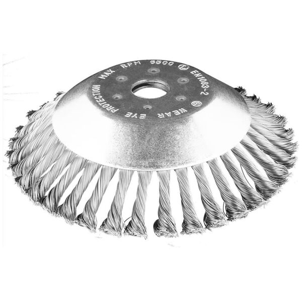Graphite Szczotka druciana do kosy spalinowej 200 x 25,4 mm, twarda, druty splątane
