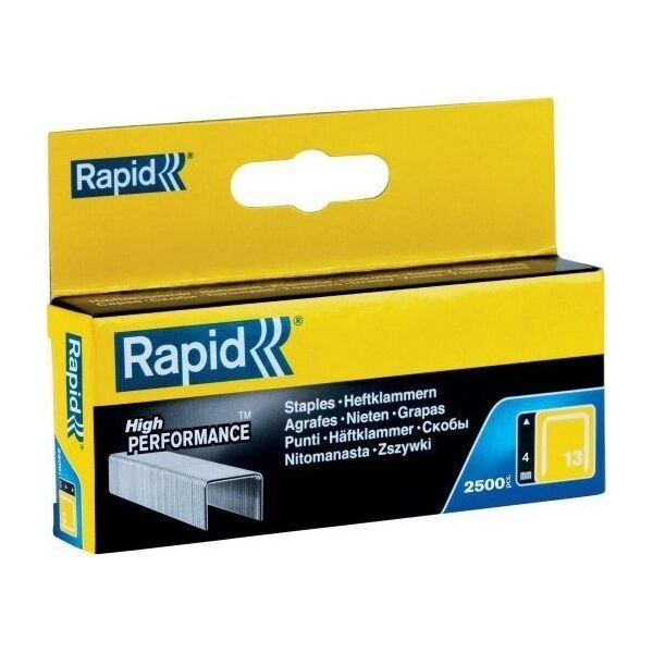 Rapid Zszywki Rapid z drutu cienkiego nr 13 (4 mm) - 2500 szt.