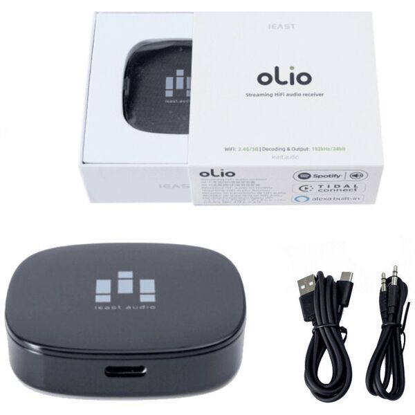 iEAST OlioStream - Odtwarzacz Sieciowy Hi-Fi Multiroom - czarny
