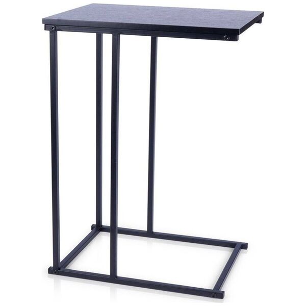 Trends4You Stolik kawowy metalowy czarny boczny 40x26x58 cm