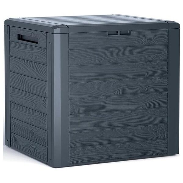 Skrzynia ogrodowa Prosperplast WoodeBox 140 l Antracyt