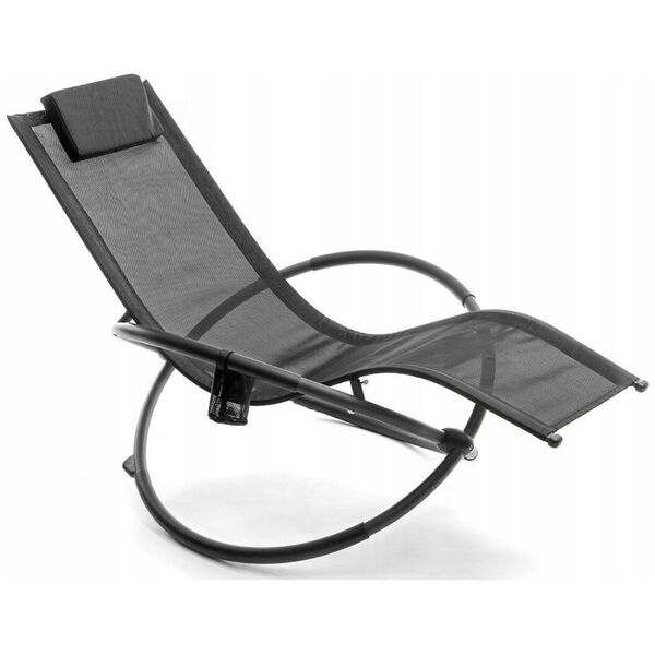 InnovaGoods InnovaGoods Folding Orbital Rocking Sun Lounger Ro