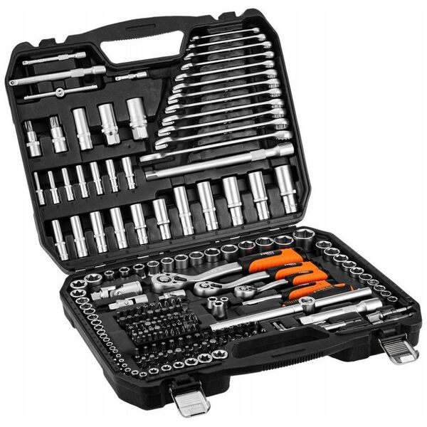 Zestaw narzędzi Neo Zestaw kluczy 220 elementów 1/2", 3/8", 1/4" / - 10-220