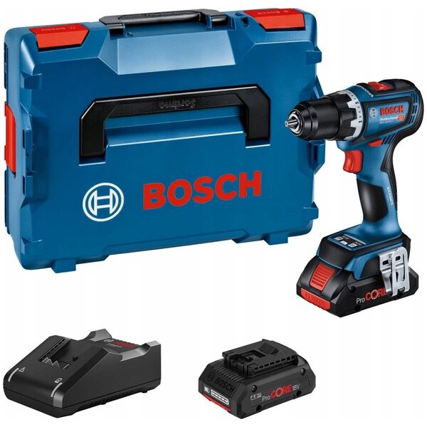 Bosch WIERT.WKRET.AKU.GSB 18V-90 C 2X4,0AH PROCORE + GCY42 + L-BOXX 136