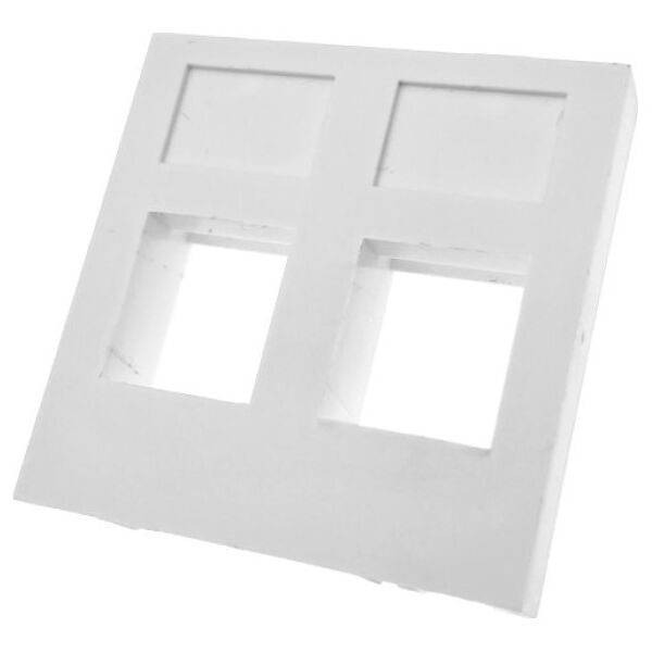 Alantec Adapter 45x45 2xRJ45 (płaski) ALANTEC