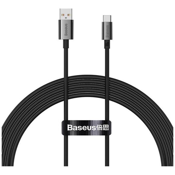 Baseus Cable USB to USB-C Superior 100W 2m Black (P10320102114-02) (BASP10320102114-02) έως 12 άτοκες Δόσεις