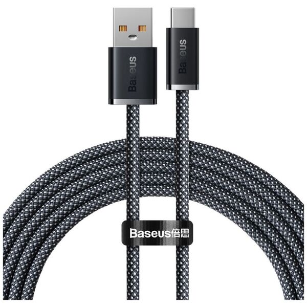 Baseus Cable USB to USB-C Baseus Dynamic Series, 100W, 2m Black (CALD000716) (BASCALD000716) έως 12 άτοκες Δόσεις