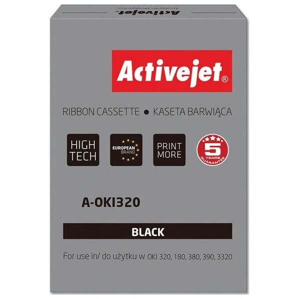 Activejet Taśma do drukarki zastępująca OKI 09002303 czarna (A-OKI320)