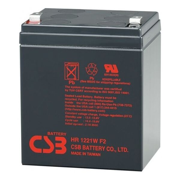 CSB Akumulator 12V 5.1Ah (HR 1221WF2)