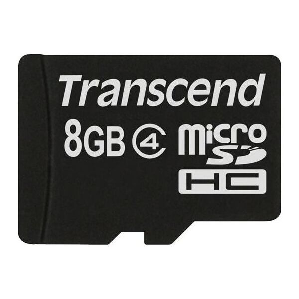Karta Transcend MicroSDHC 8 GB Class 4  (TS8GUSDC4)