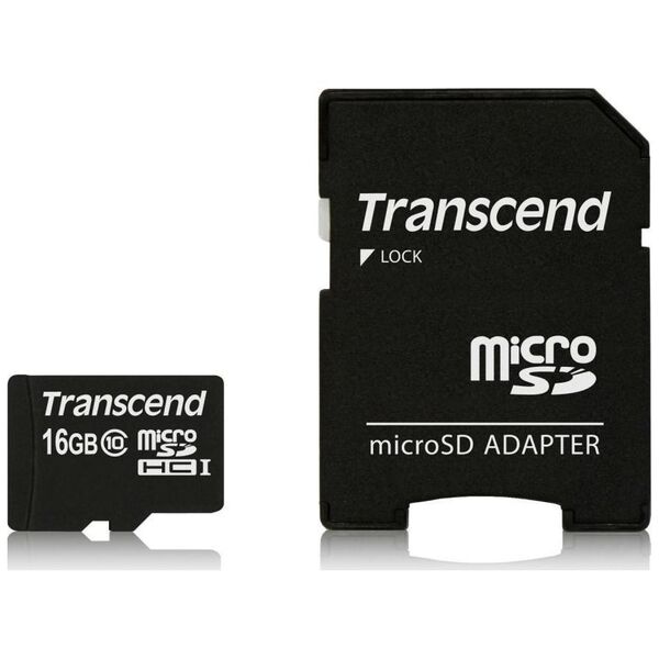 Karta Transcend MicroSDHC 16 GB Class 10  (TS16GUSDHC10)
