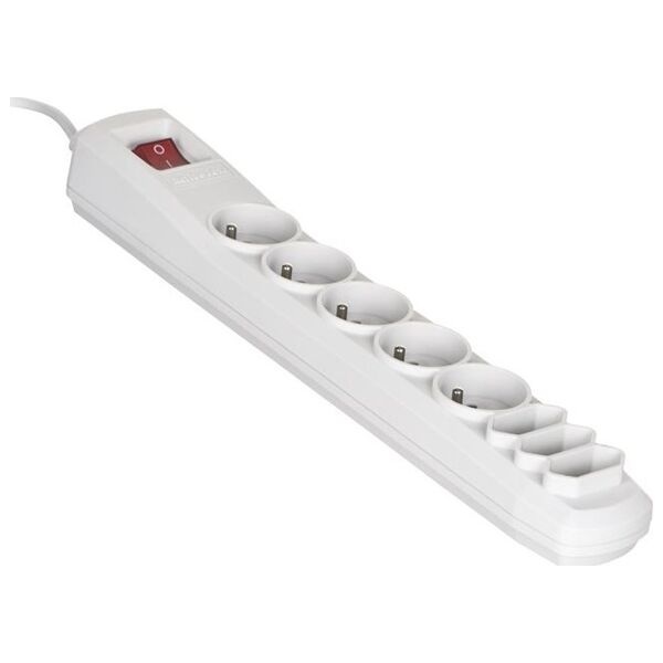 Listwa zasilająca Activejet Exclusive przeciwprzepięciowa 8 gniazd 1.5 m szara (APN8g/1,5mGR)