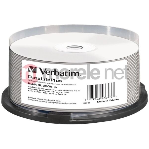 Verbatim BD-R 25 GB 6x 25 sztuk (43743)