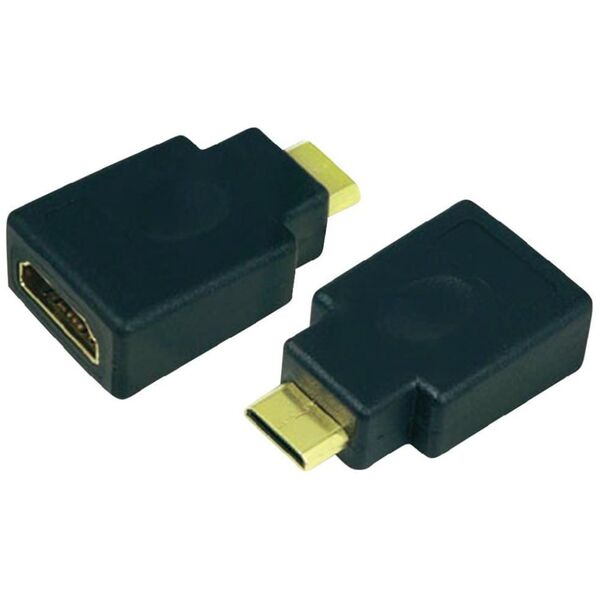 Adapter AV LogiLink HDMI Mini - HDMI czarny (AH0009)