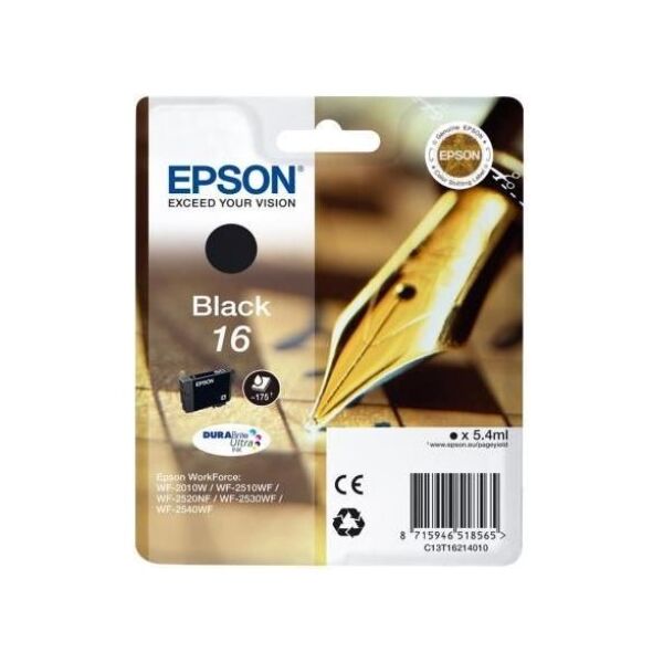 Tusz Epson tusz T1621 (C13T16214010) Black