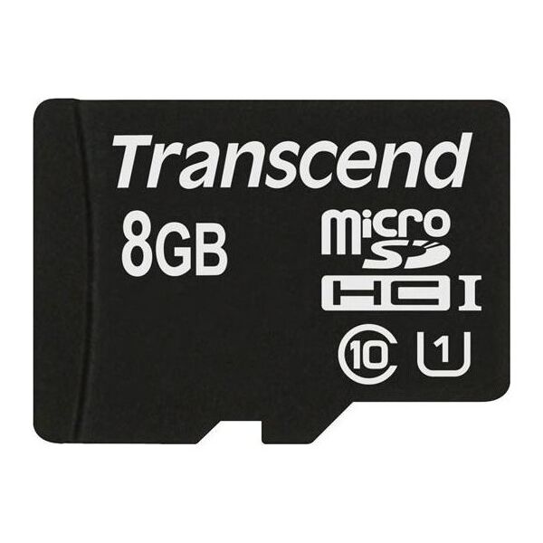 Karta Transcend Premium MicroSDHC 8 GB Class 10 UHS-I/U1  (TS8GUSDCU1)