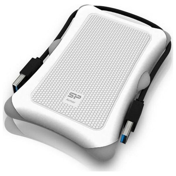 Dysk zewnętrzny HDD Silicon Power Armor A30 1TB Biały (SP010TBPHDA30S3W)