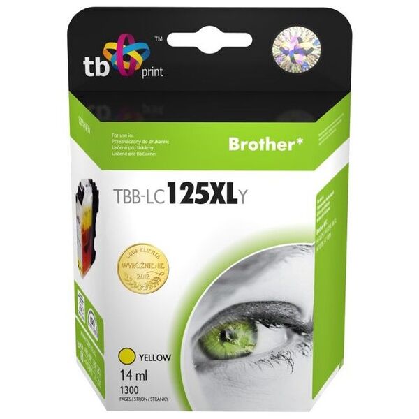Tusz TB Print TBB-LC125XLY (Brother LC125XL) Żółty