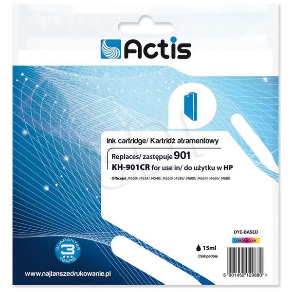 Tusz Actis KH-901CR ( Nr 901 CC656AE ) Kolor
