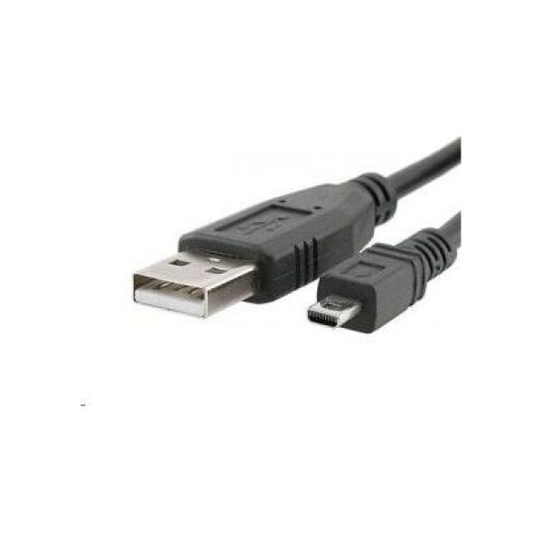 Kabel USB PremiumCord USB-A - miniUSB 2 m Czarny (ku2m2d)