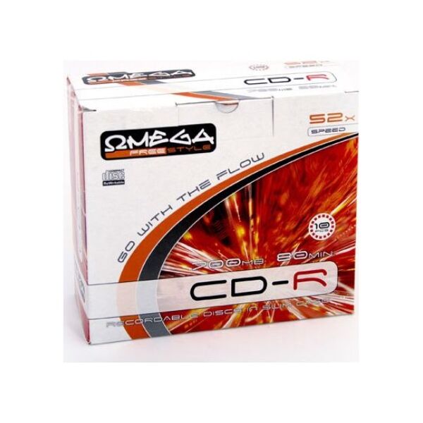 Omega CD-R 700 MB 52x 10 sztuk (56663)