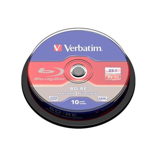 Verbatim BD-RE 25 GB 2x 10 sztuk (43694)