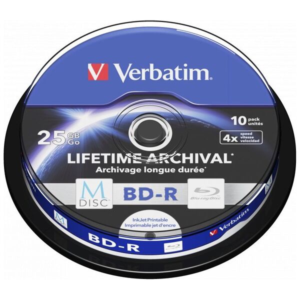 Verbatim BD-R 25 GB 4x 10 sztuk (VERDVD45118)