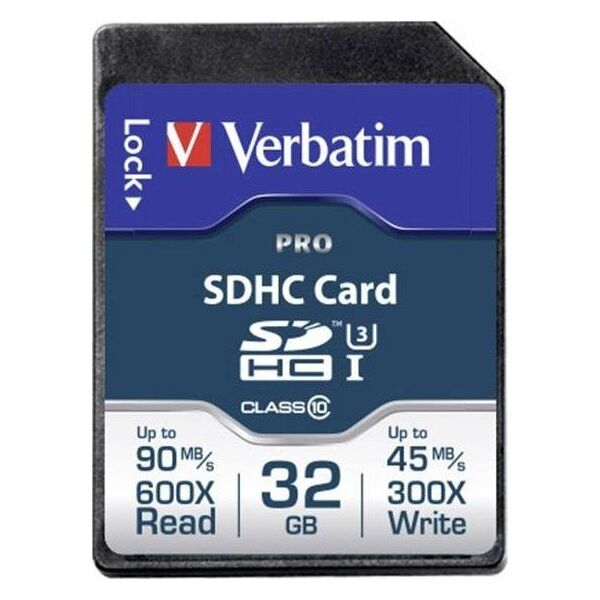 Karta Verbatim Pro SDHC 32 GB Class 10 UHS-I/U3  (47021)