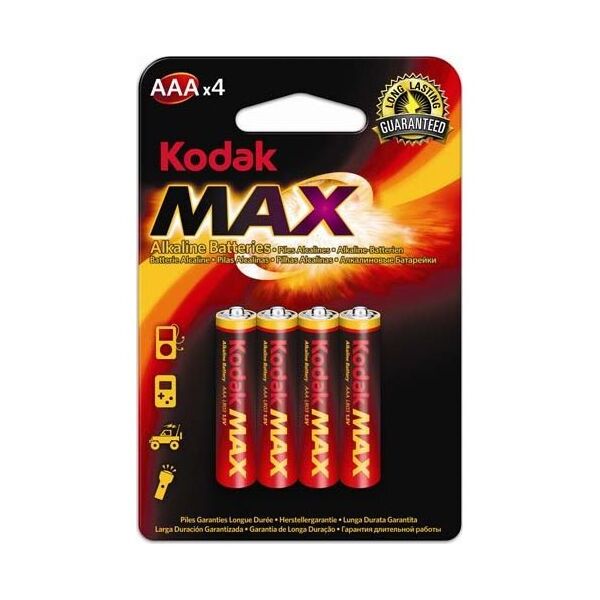 Kodak Bateria Max AAA / R03 4 szt.