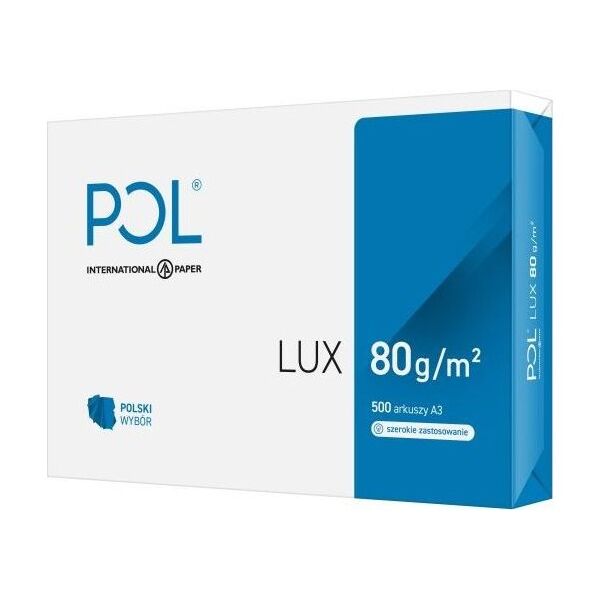 International Paper Papier ksero PolLux A3 80g 500 arkuszy