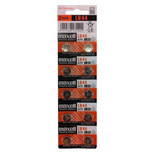 Maxell Bateria LR44 10 szt.