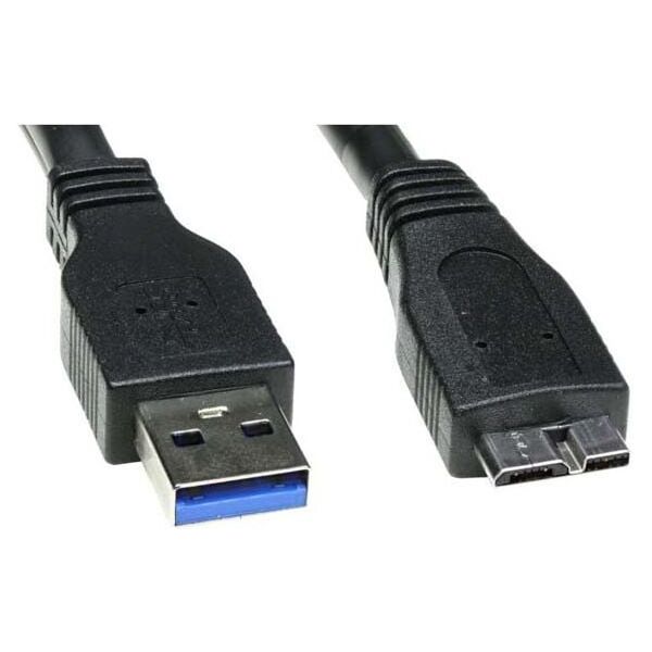 Kabel USB Logo USB-A - microUSB 2 m Czarny