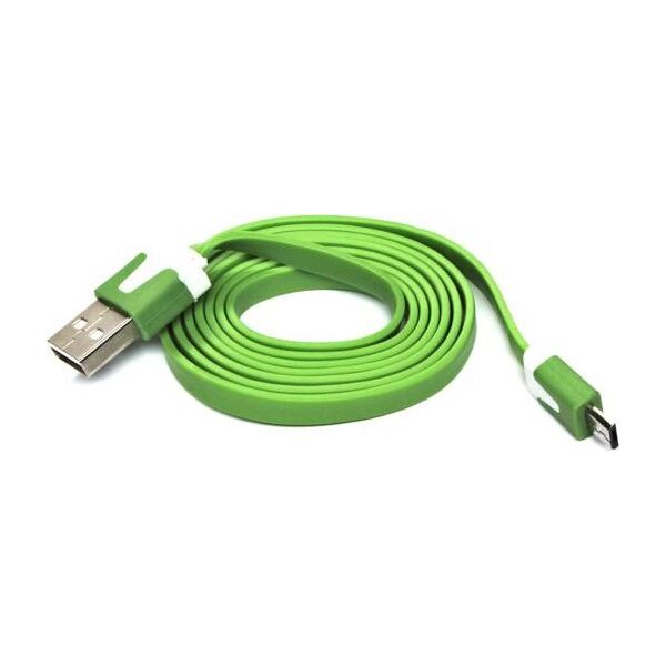 Kabel USB Neutralle USB-A - microUSB 1 m Zielony