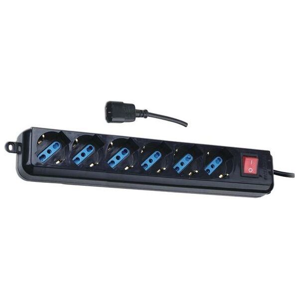 Techly Listwa zasilająca 6 gniazd 1.5m (300415)