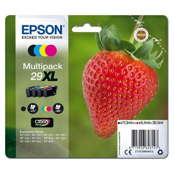 Tusz Epson Tusz C13T29964012, T29XL (CMYK)